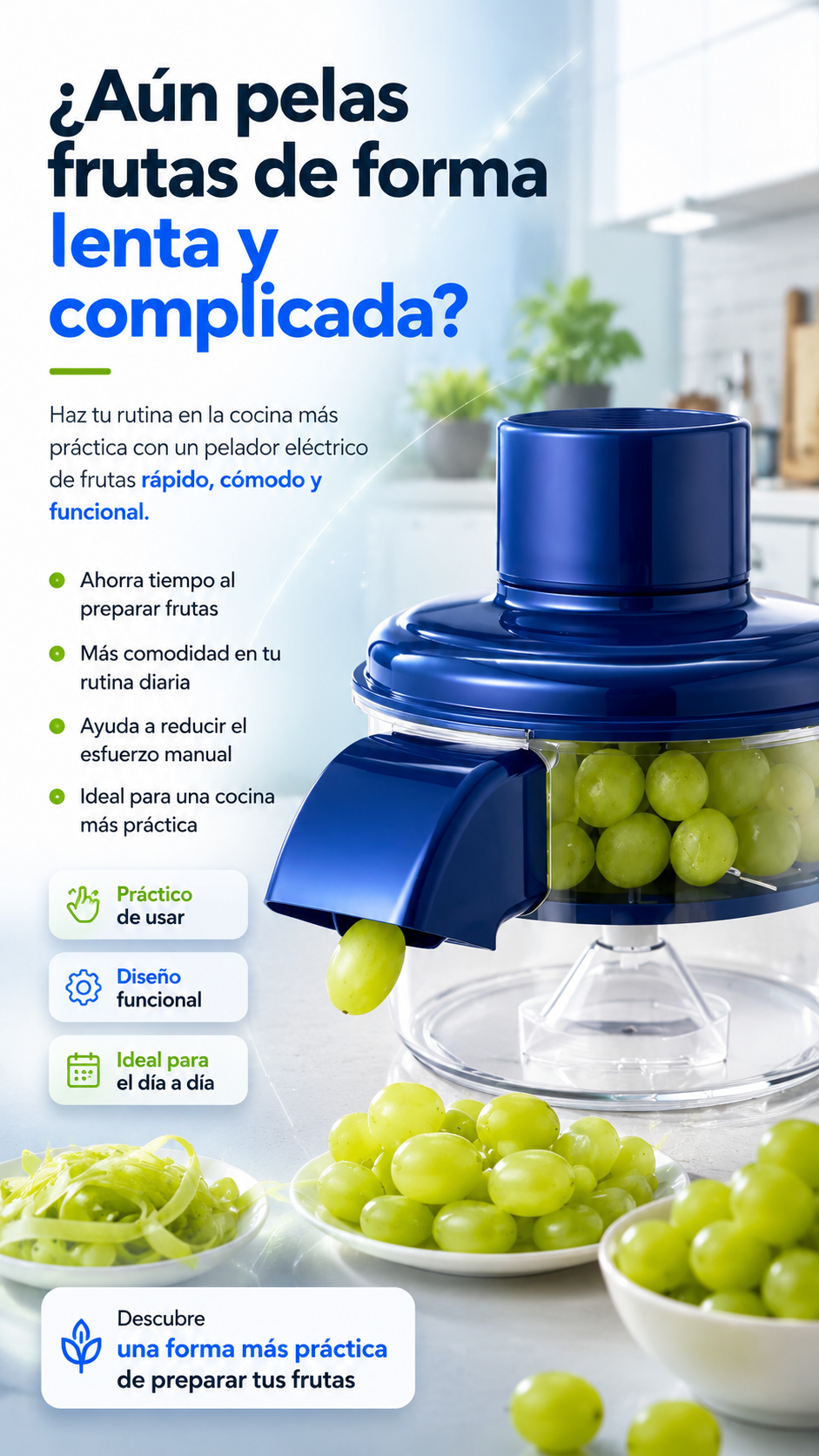 Pelador De Frutas Eléctrico