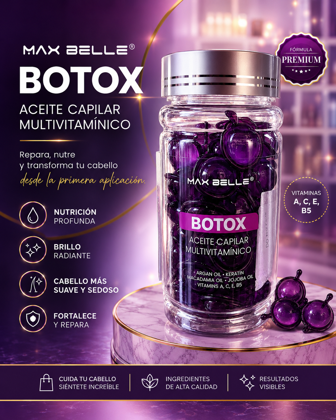 BOTOX ACEITE CAPILAR MULTIVITAMINICO