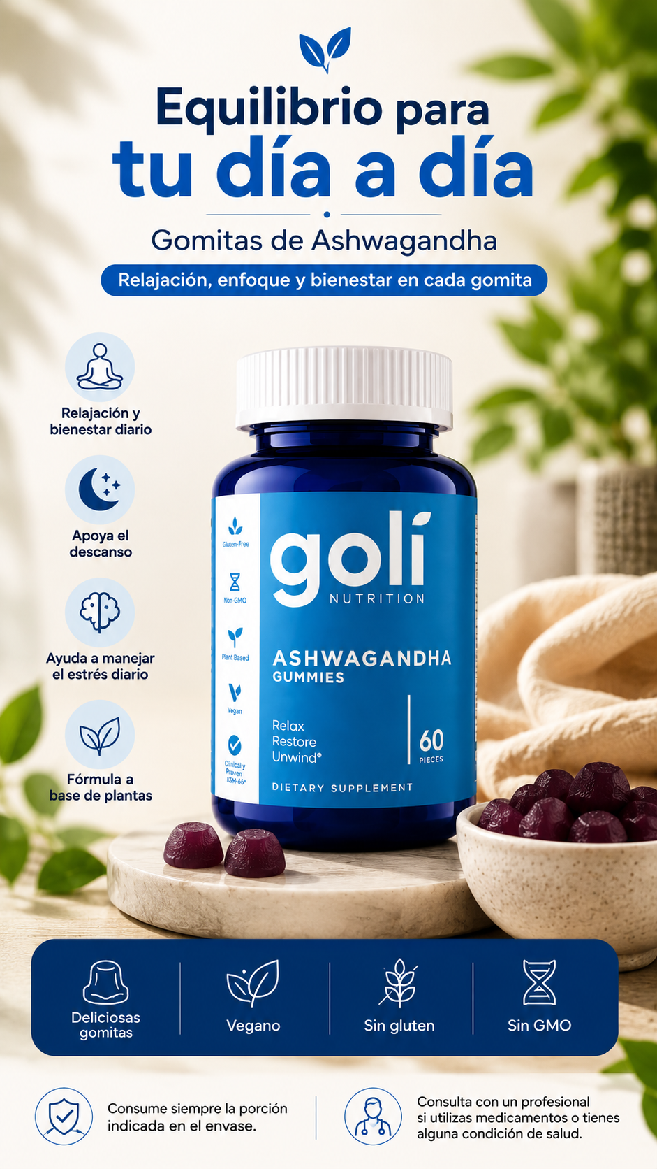 Gomitas de Ashwagandha